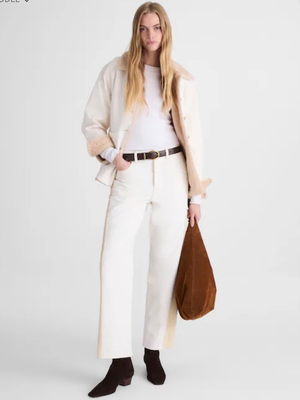 Madewell Pieced Barrel-Leg Jeans - Vintage CanvasRigid